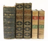 Lot 55 - ILLUSTRATED BIBLES:
1.  Kitto: The Illustrated Family Bible.  Old and New Testaments