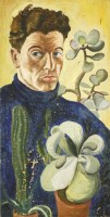 Lot 226 - Elizabeth Wright (1928-2015)
PORTRAIT OF TOM WITH CACTUS