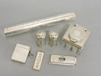 Lot 106 - A collection of silver