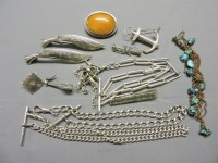 Lot 62 - A rolled gold guard chain