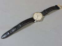 Lot 75 - A gentleman's stainless steel Omega Automatic strap watch