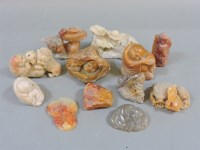 Lot 96A - A group of Chinese soapstone carvings