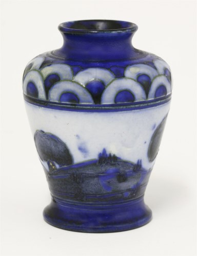 Lot 50 - A Moorcroft 'Dawn Landscape' vase