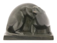 Lot 135 - A bronze ermine