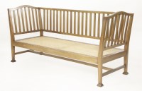 Lot 82 - An Arts & Crafts mahogany settee