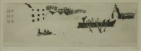 Lot 250 - Tessa Newcomb (b.1955)
'ROWING PRACTISE' (sic)
Etching