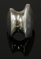 Lot 21 - A sterling silver ring