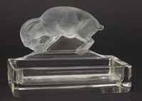 Lot 115 - A Lalique 'Chevre' dish