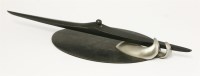 Lot 217 - An Hagenauer patinated bronze speedboat