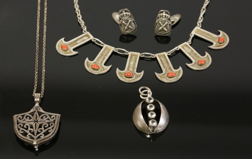 Lot 18 - A Finnish sterling silver pendant