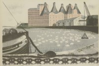 Lot 251 - David Gentleman (b.1930)
MISTLEY QUAY
Lithograph