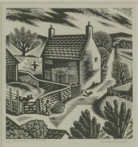 Lot 238 - Gwenda Morgan (1908-1991)
ROADSIDE COTTAGE;
THE SEASONS
Wood engravings
