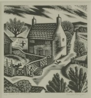 Lot 238 - Gwenda Morgan (1908-1991)
ROADSIDE COTTAGE;
THE SEASONS
Wood engravings