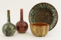 Lot 46 - A Linthorpe pottery dish