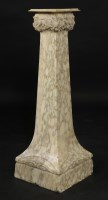 Lot 99 - A Secessionist alabaster pedestal