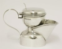 Lot 95 - An Edwardian silver shaving mug