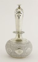 Lot 111 - A Victorian novelty parcel-gilt caster