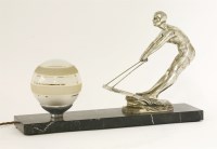 Lot 221 - An Art Deco table lamp