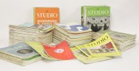 Lot 487 - A collection of 'Studio' magazines