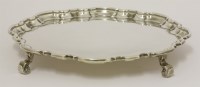 Lot 137 - A silver salver