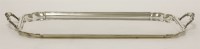 Lot 142 - A silver two-handled tray
