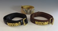 Lot 142 - A Moschino belt