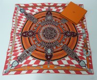 Lot 102 - An Hermès silk pochette