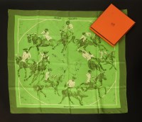 Lot 109 - An Hermès silk scarf
