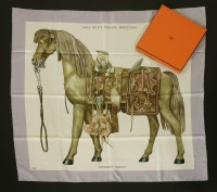 Lot 112 - An Hermès silk scarf