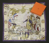 Lot 113 - An Hermès silk scarf