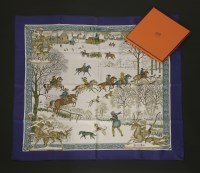 Lot 117 - An Hermès silk scarf