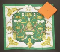 Lot 119 - An Hermès silk scarf