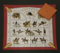 Lot 122 - An Hermès silk scarf