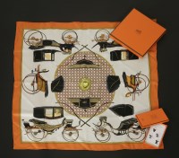 Lot 123 - An Hermès silk scarf