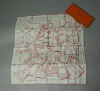 Lot 97 - An Hermès Pochette silk scarf