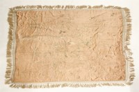 Lot 134 - A 1920s peach silk piano shawl