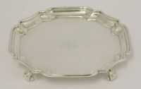 Lot 98 - An Edwardian silver salver