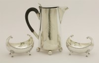 Lot 160 - A late Victorian silver hot water jug