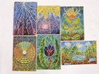 Lot 302 - Elvic Steele (1920-1997)
'STRETCHING UP FOR BLESSINGS'
'LIFE ARISING'
'PARIN'
'HAZEL'
'POOLS'
UNTITLED
Six