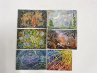 Lot 310 - Elvic Steele (1920-1997)
'FEAR REMEMBERED'
'RISING STORM'
'SLEEP'
'COLOUR ENERGIES'
'MOONLIGHT'
UNTITLED
Six