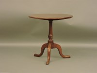 Lot 353 - A George III mahogany tilt top table