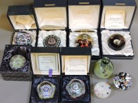 Lot 227 - Ten assorted paperweights
