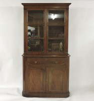 Lot 592 - A Victorian mahogany secretaire bookcase
