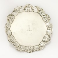 Lot 82 - A George II silver salver