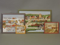 Lot 329 - R Smith (American?)
'AN AMERICAN EAST COAST TOWN'
Signed
