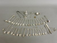 Lot 73 - A pair of Georg Jensen 925 sugar nips
