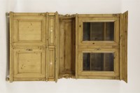 Lot 350 - A 19th century pine kitchen dresser