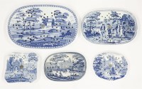 Lot 43 - Five pottery Drainers