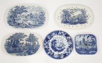 Lot 44 - Five pottery Drainers