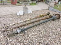 Lot 553 - A pair of Victorian cast iron street lights
